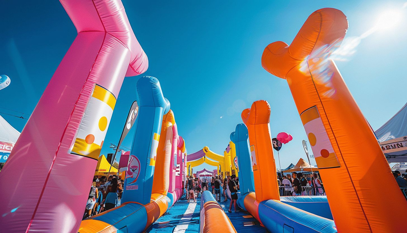 Comment les tentes gonflables améliorent la visibilité lors d'événements